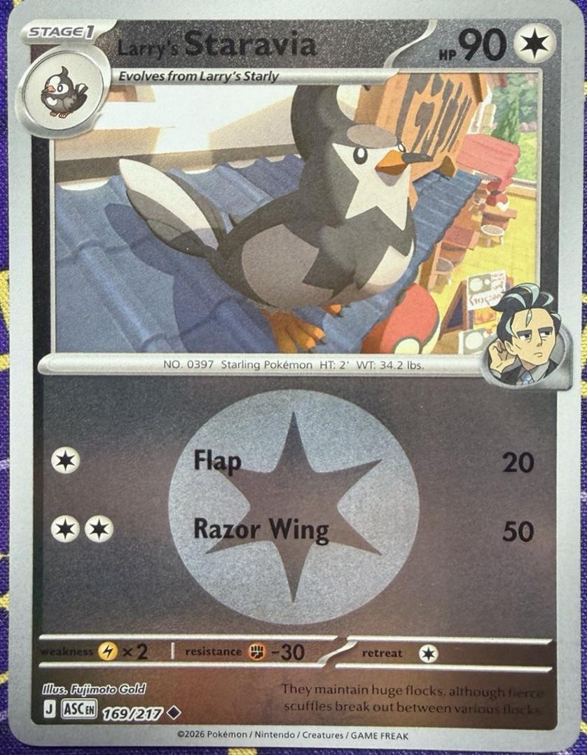 Ascended Heroes Larry's Staravia [Ball] Pokémon card